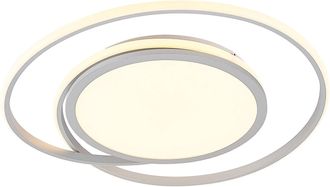Lucande L&aacute;mpara De Techo Led noud En Gris Metal - Lucande
