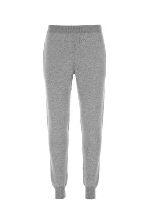 Prada Gem&ecirc;leerd Grijs Stretch Kasjmier Mix Joggingbroek