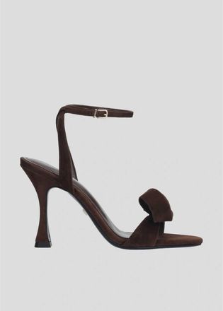Lola Cruz Womens Ankle Strap Buckle Closure Sandal In Maroon