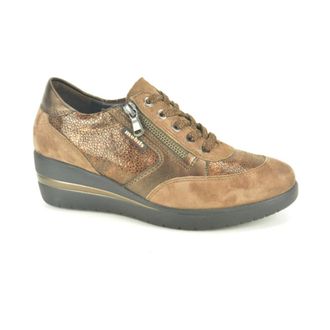 Mephisto Bruin Combi N.+tiret Spie Z. - Dames - Sneakers - Bruin - 35 EU - Schoenen