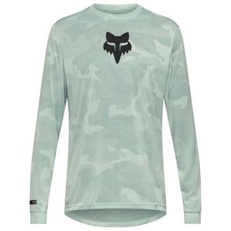 Fox Ranger Tru Dri L/S Jersey Velotrikot f&uuml;r Herren | grau