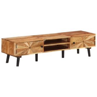 vidaXL Mueble Para Tv Madera Maciza De Acacia 145x35x35 Cm Vidaxl