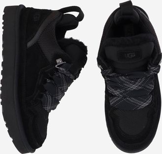UGG Womens Sneakers Lowmel Leather Black Trainers