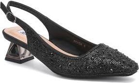 Lady Couture Ronda Slingback Pump in Black at Nordstrom Rack, Size 11