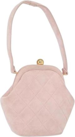 Chanel Pre-owned Vintage Mini Bag - Dames - Vintage Mini Tas - Roze - ONE Size - Leer - Vintage