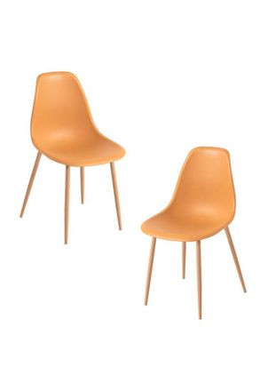 Regalos Miguel Packs Sillas Comedor - Pack 2 Sillas Mykle - Mostaza