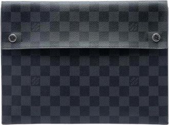 Louis Vuitton Pre-owned Alpha Pochette - Heren - Vintage Clutch - Zwart - ONE Size - Vintage