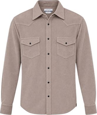Jacob Cohen Fl&oslash;jls Overshirt - Heren - Casual Overhemden - Grijs - L - Overhemden