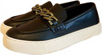 Corkys Footwear Womens Chain Reaction Slip-On Sneakers In Black