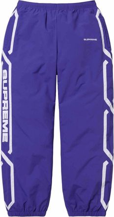 SUPREME Inset Link Track Pants Purple White SUP-SS24-079