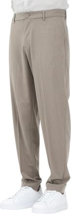 A|X Armani Exchange Elegante Beige Herenbroek Lente/Zomer - Heren - Straight fit broeken - Grijs - W33 - Broeken