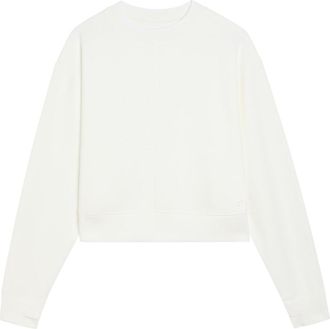 Varley Tasmin Cropped Stretch-jersey Sweatshirt - White - Xxs (UK4 / Xxs)