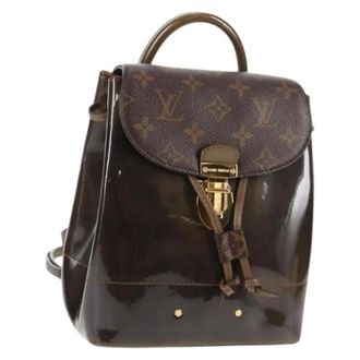 Louis Vuitton Pre-owned Backpacks, female, Brown, Size: ONE SIZE Pre-owned Vintage Monogram Canvas Backpack
