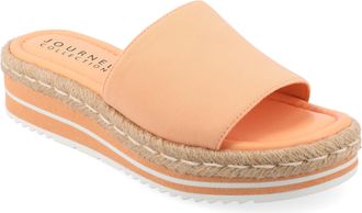 Journee Collection Womens Rosey Wide Width Espadrille Sandals