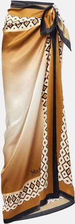 Max Mara Pareo Ottico in seta