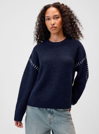 Twik Womens Overcast fluffy knit sweater
