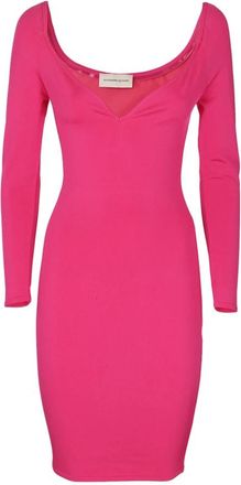 Alexandre Vauthier Zachte Gebreide Trui - Dames - Korte kleedjes - Roze - XS - Kleedjes