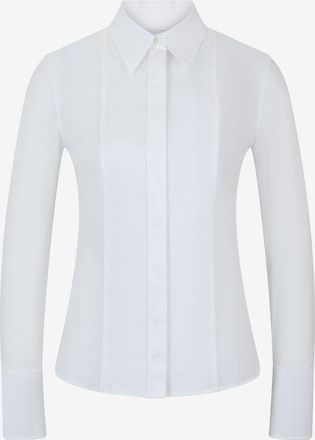 Akris Tailliertes Materialmix-Hemd