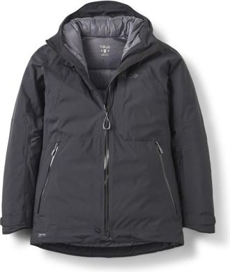 RAB Optical Down Jacket Daunenjacke f&uuml;r Damen | grau