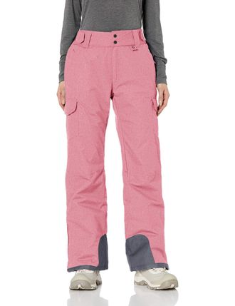 Arctix Arctix Womens Snow Sports Insulated Cargo Pants Skiing, Pink Rose, X-Large/31 Inseam