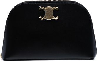 Celine Tweedehands Glanzend Kalfsleder Triomphe Pouch