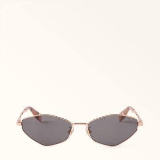Furla Occhiali Da Sole Color Rose Gold Metallo Donna