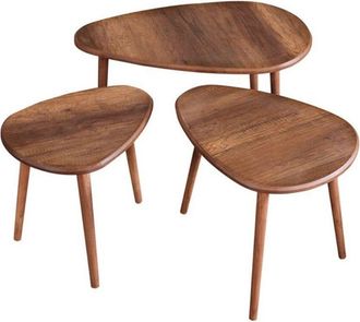 Hanah Home Modern Coffee Table 3Pc Set