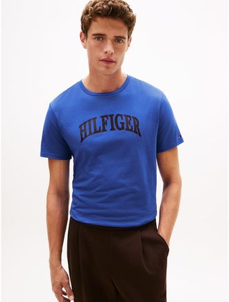 Tommy Hilfiger Mens Hilfiger Arch Logo T-Shirt - Blue - XXXL