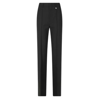 Giuseppe Di Morabito Rechte broek - Dames - Broeken - Zwart - Maat: XS Wol