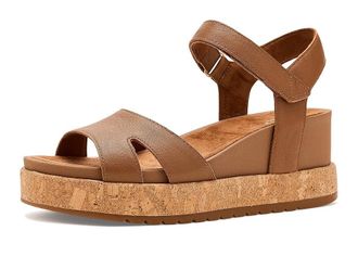 Toms Alana Womens Wedge Shoes Medium Brown : 5.5 B - Medium, Textile