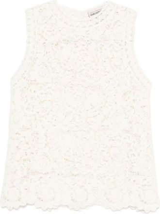 Semicouture Round-neck Truien - Dames - Ronde hals truien - Wit - S - Truien & Vesten