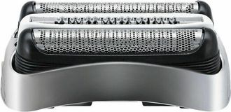 OEM L&aacute;mina Y Cuchilla De Repuesto Para Cabezal De Afeitadora Braun Serie 3 300s 301s 310s 320s 330s 340s 360s 380s 3000s, Color Plata