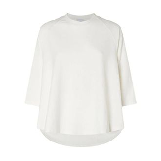 Halfboy Long Sleeve Tops, female, White, Size: L Sweat T-Shirt