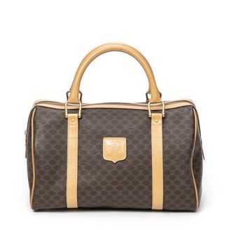 Celine Pre-owned Womens Vintage Small Boston Handbag - Brown - One Size