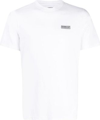 Barbour White Cotton T-Shirt