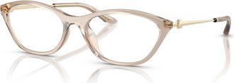 A|X Armani Exchange 54mm Irregular optical glasses in Beige at Nordstrom
