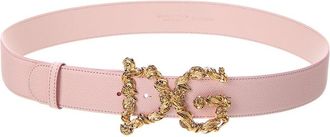 Dolce & Gabbana Dg Logo Leather Belt