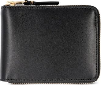 Comme Des Garçons Portafoglio in pelle con zip - Nero