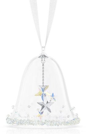 Swarovski Holiday Magic Classic Bell Ornament in Clear at Nordstrom