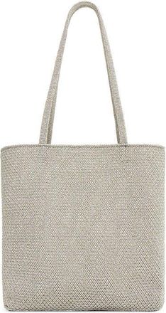 Mansur Gavriel Filo Metallic Knit Tote in Silver at Nordstrom