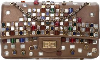 Chanel 2010-2011 Paris Byzance Gripoix Bijoux Reissue 2.55 Calfskin Single Flap 225 shoulder bag - Bruin