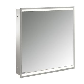 Emco Emco - Prime 2 Armario Con Espejo Iluminado, 600 Mm, 1 Puerta, Tope