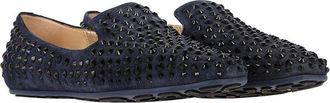 Jimmy Choo London Womens Polyethylene Studded Loafer (Authentic Pre-Loved)