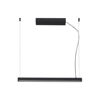 Netlighting Vico 60cm Black Pendant Lamp With Surface Canopy