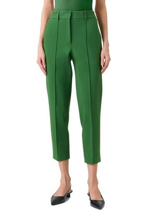 Akris High Waist Signature Jersey Pants in Green at Nordstrom, Size 10