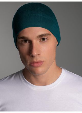 Trigema Strickm&uuml;tze TRIGEMA TRIGEMA Soft-Cap, Herren, Gr. 900, blau (saphir), Baumwollmischung, M&uuml;tzen Strickm&uuml;tze