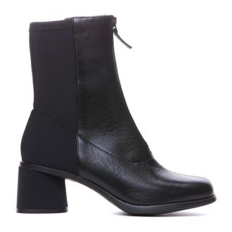 Camper Schoenen, Dames, Zwart, 38 EU, Leer, Zwarte Laarzen met Hak