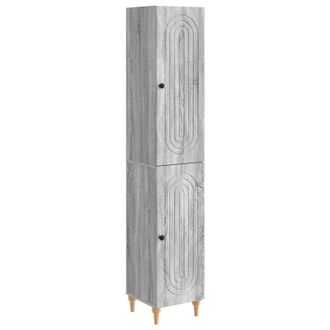 vidaXL Juego De Armarios 2 Uds. Sonoma Gris Madera De Ingenier&iacute;a Vidaxl