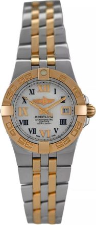Breitling Pre-owned Breitling Galactic 30 Quartz Chronometer Ladies Watch C71340