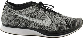 Nike Flyknit Racer Sneaker in Oreo Grey Synthetic